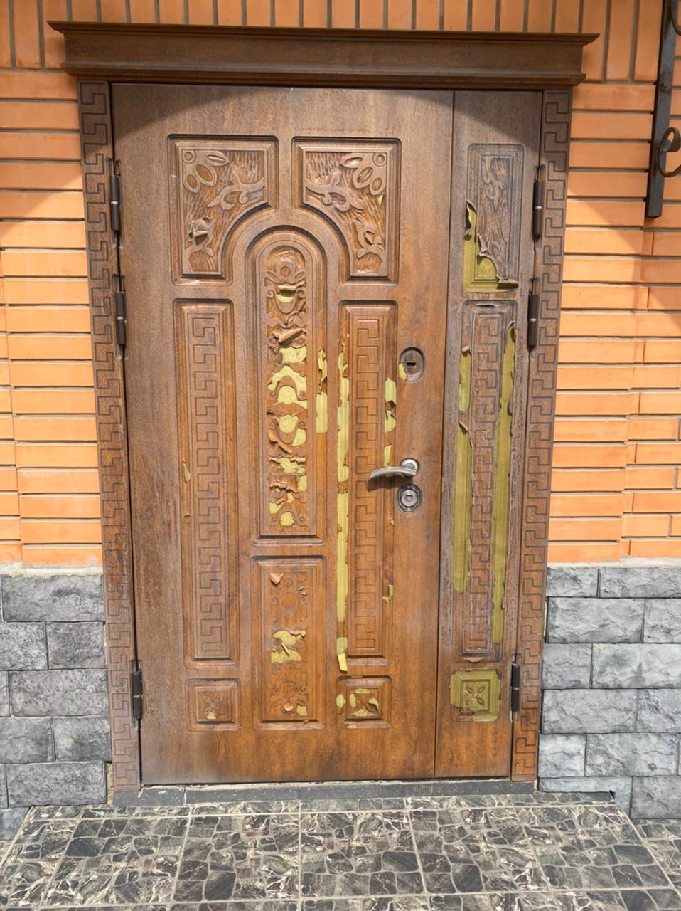 Фото двери до покраски